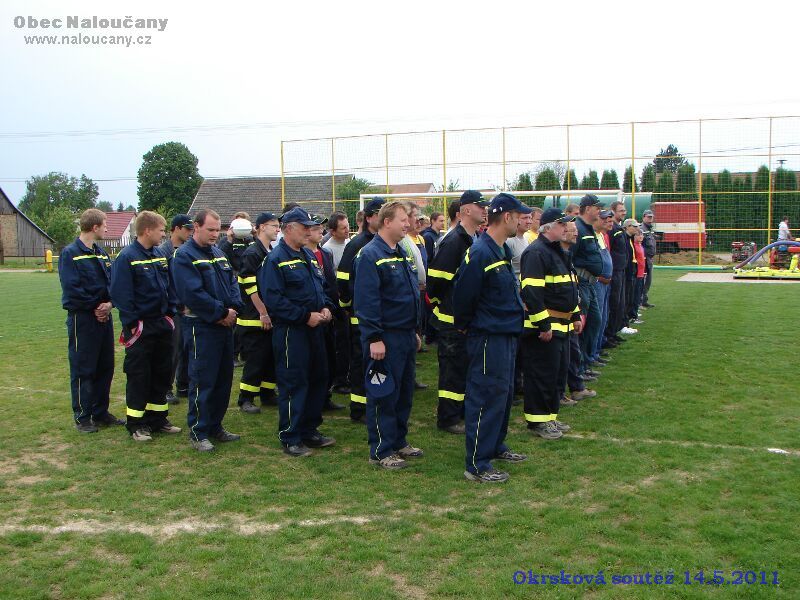 SDH Naloučany při okrskové soutěži dne 14.5.2011