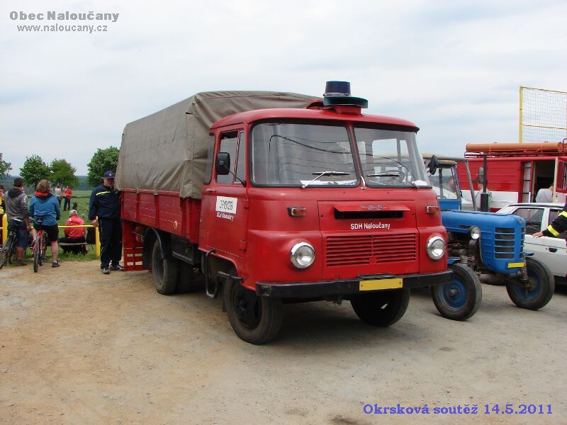 SDH Naloučany při okrskové soutěži dne 14.5.2011